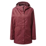 Craghoppers Women's Madigan Classic Jackets Waterproof Shell, Wildberry, 16