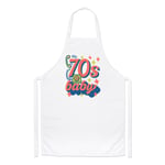 70s Baby Chefs Apron Born 1970 Birthday Brother Sister Retro Best Friend Cooking