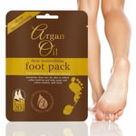 2 Treatment Deep Moisturising Foot Pack With Moroccan Argan Oil Extract Skin