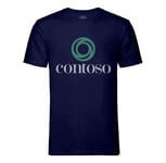 T-Shirt Homme Col Rond Contoso Geek Ordinateur Informaticien