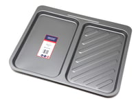 Dual Oven Tray, British Made with Teflon Non Stick by Lets Cook Cookware