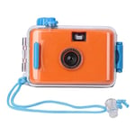Qazwsxedc For you Lzw SUC4 5m Waterproof Retro Film Camera Mini Point-and-shoot Camera for Children (Black) XY (Color : Orange)