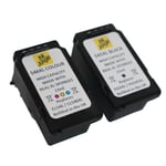 PG-545XL Black & CL-546XL Colour Ink Cartridge For Canon PIXMA MG2550