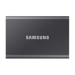 Samsung T7 ekstern SSD 2TB, grå