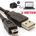 2M Mini 4Pin USB Cable Sync Charging Lead TOMTOM Garmin NAV SAT GPS GO One Start