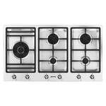 Smeg PS9062 90cm Classic Ultra Low Profile 5 Burner Gas Hob - STAINLESS STEEL