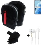  Holster / Shoulder + earphones for Oppo Reno8 Lite 5G Bag Extra Belt Case