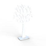 Lonneberg Träd platt 30 cm, vit