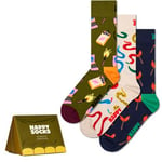 Happy Sock Happy Camper Socks Gift Set Strumpor 3P Flerfärgad bomull Strl 36/40