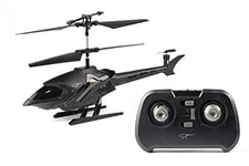 FLYBOTIC - Hélicoptère Télécommandé Sky Cheetah 24 cm - Utilisation intérieure - Jouet Volant 3 canaux Infrarouge - Hélicoptère Noir - Dès 10 Ans