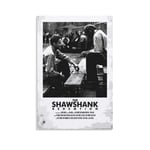 CHAOZHE Classic Movie Film Poster The Shawshank Redemption Playing Chess Poster Decorative Painting Canvas Wall Art Living Room Posters Bedroom Painting 12x18inch(30x45cm)