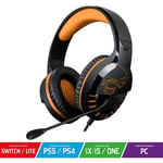 Casque Gaming filaire Spirit Of Gamer Pro H3 Edition multiplateforme Noir et orange
