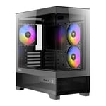 Antec CX500M RGB MicroATX Tempered Glass Black PC Gaming Case