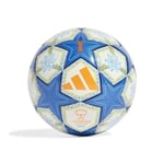 adidas Fotboll Dam Champions League Final 2024/25 Lisbon Mini - Vit/Orange/Blå, storlek Ball SZ. 1
