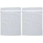2 x Wenko Laundry Net for Washing Machine 70x50 cm Protects Fine Items 3kg White