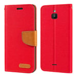 Nokia 6300 4G 2020 Case, Oxford Leather Wallet Case with Soft TPU Back Cover Magnet Flip Case for Nokia 6300 4G 2020