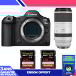 Boitier Canon EOS R5 Mark II + RF 100-500mm f/4.5-7.1 L IS USM + 2 SanDisk 128GB Extreme PRO UHS-II SDXC 300 MB/s + Ebook 'Devenez Un Super Photographe