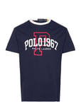 Classic Fit Logo Jersey T-Shirt Tops T-shirts Short-sleeved Navy Polo Ralph Lauren