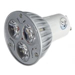 LEDlife TRI3 LED spotlight - 3W, GU10 - Dimbar : Dimbar, Kulör : Varm, Spænding : 12V