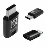 For Samsung USB-C To Micro-USB Converter Adapter For Galaxy A20e A30 A40 A50