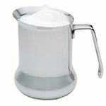 KitchenCraft Le’Xpress Milk Frothing Stainless Steel Jug, Silver - KCLEJUG
