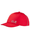 Jack Wolfskin Unisex Kid's Active Hike Cap Baseball, Peak red, Standard Size
