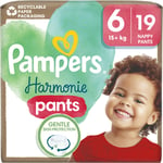 Pampers Harmonie Pants Size 6 Buksebleer 15+ kg 19 stk.