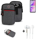 Belt bag + headphones for Oppo A77 5G Phone case