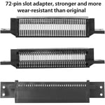 Convertor Adapter Cartridge Slot 72 Pin Connector Socket for NES 8 Bit For NES