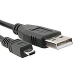 Cable data sur port usb haut de gamme pour Panasonic Lumix DMC-FZ150 DMC-FZ28 DMC-FZ47 DMC-FZ48 DMC-G1 DMC-G10 DMC-G2 DMC-G3 DMC-GF1