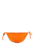 String Side Tie Cheeky Bikini Orange Calvin Klein