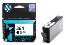 Original HP 364 Black Ink Cartridges For Photosmart 5520 5510 CB316EE APR 2023