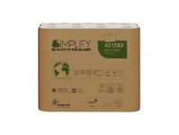 Toalettpapper Papernet Simplify 3-Lagers L27,5M Nyfiber Vit,32 St/Kartong