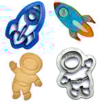 Kakformar Rymdraket och Astronaut