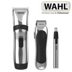 Wahl Cordless Mens Hair Clipper & Trimmer Grooming Set 0.8 - 25mm