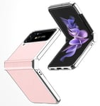 samsung Samsung Galaxy Z Flip 4 Electroplasting PU Case Pink