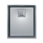 Franke Kitchen Sink Made of Stainless Steel (Silk) with a Single Bowl Centinox CMX 110-34 122.0301.437, Grey