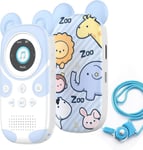 32Go Lecteur Mp3 Enfant Bluetooth 5.3,Lecteur De Livre Audio,Haut-Parleur,Corde De Suspension,Panda De Dessin Animé Portable