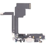 iPhone 15 Pro Original Ladeport Flex Kabel - Hvid