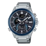 Casio Silver Mens Analogue-Digital Watch Edifice ECB-30DB-1AEF