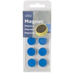 Magnetknapp Actual Blå, 16mm, 10/fp