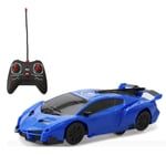 ZMJY Air Remote Control Car, Kids Toys RC Car 360° Rotation Stunt Cars with Wall Climbing Function Electric Vehicle for Boys Girls Children,Blue,B