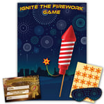 New Year / Bonfire Night Party Game - IGNITE THE FIREWORK GAME - 20 Player