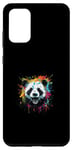 Coque pour Galaxy S20+ Portrait de panda - Œuvre d'art pop art