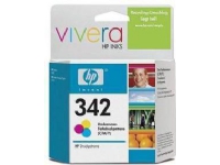 HP 342 - 5 ml - färg (cyan, magenta, gul) - original - bläckpatron - för Officejet 6310, Photosmart 25XX, C3180, C4140, C4150, C4180, C4183, C4190, psc 1510 (HPC9361E)