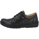 Clarks Men's Nature Ii Oxford Flat, Black, 6.5 UK (40 EU)