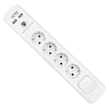 Clas Ohlson Grenuttag med USB-laddare 4-vägs