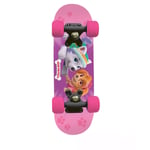 PAW PATROL Kid's 17-Inch Maple Wood Mini Skateboard Cruiser Black/Pink OPAW247-F