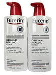 Eucerin, Original Healing Lotion, 16.9 fl oz - 2 PACKS LOT