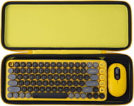Aenllosi Hard Carry Case for Logitech Pop Keys Mechanical Wireless Keyboard and